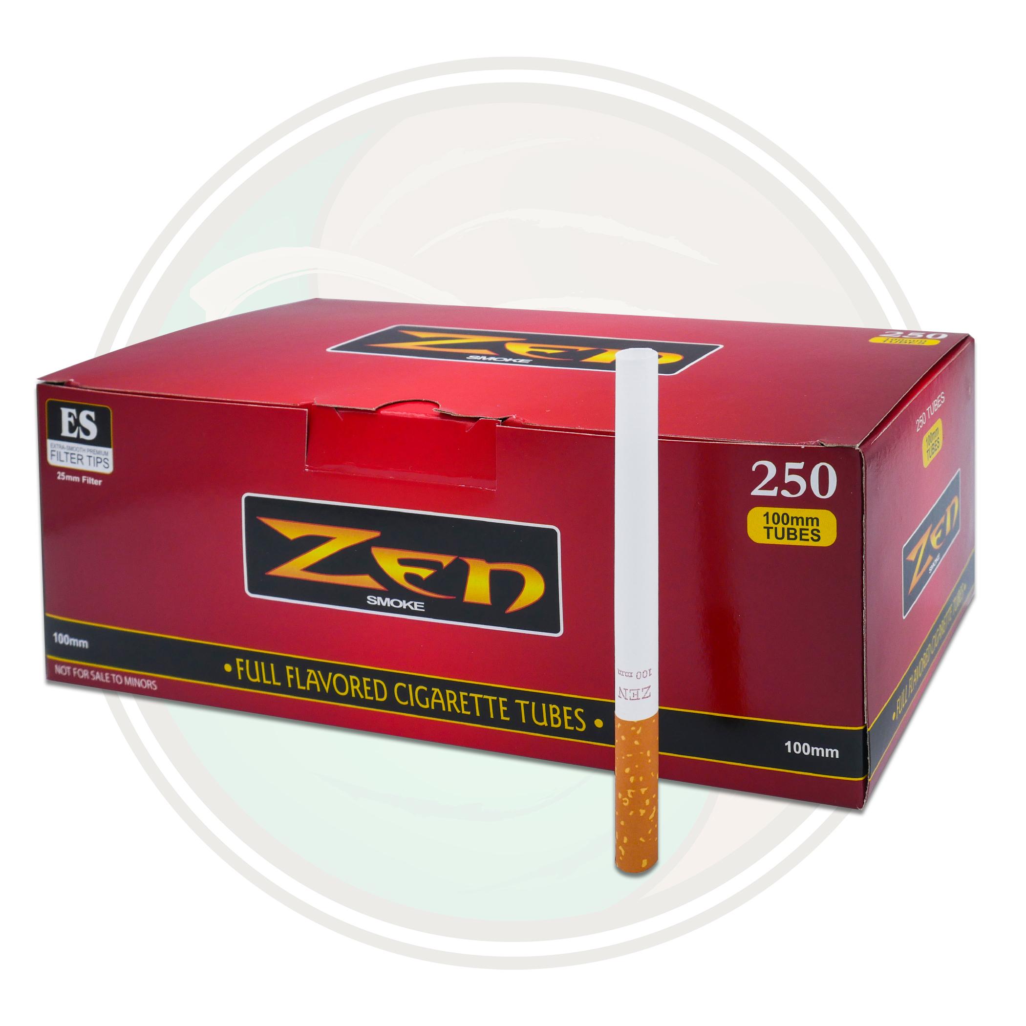 Zen Menthol 100mm Cigarette Tubes 200 Count Per Box [5-Boxes]
